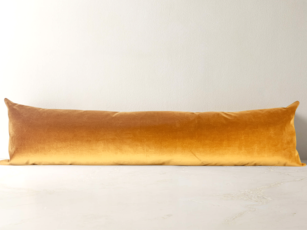 Cotton Velvet Lumbar Pillow Cover