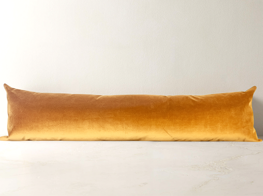 Cotton Velvet Lumbar Pillow Cover
