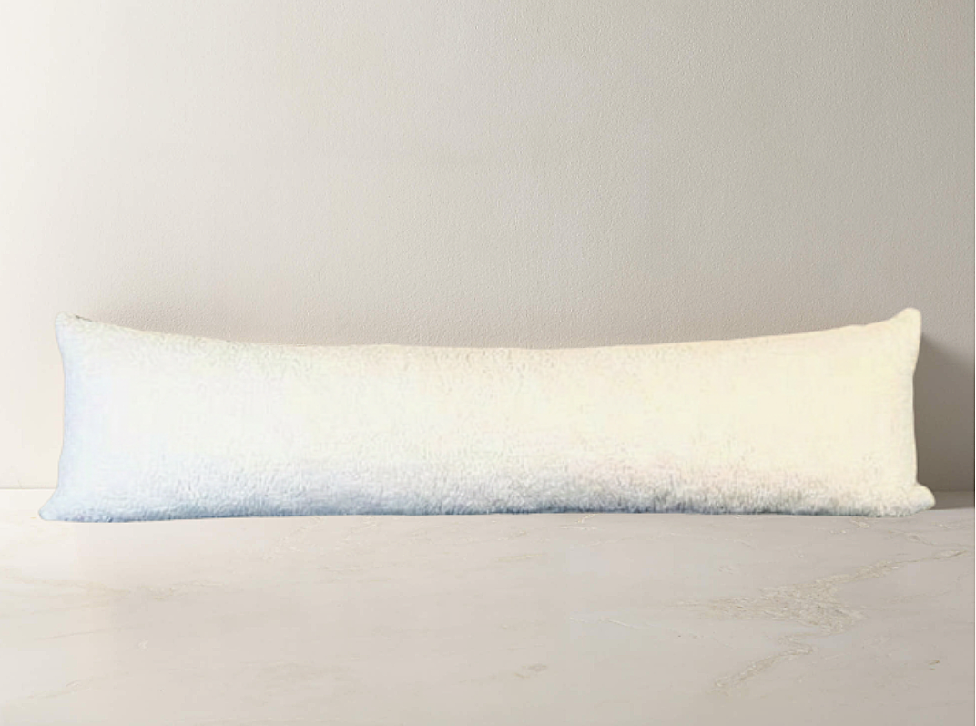Organic Cotton Sherpa Lumbar Pillow Cover