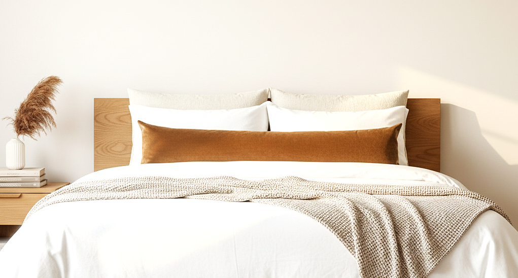 Cotton Velvet Lumbar Pillow Cover