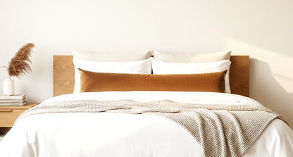 Cotton Velvet Lumbar Pillow Cover