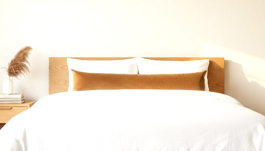Cotton Velvet Lumbar Pillow Cover