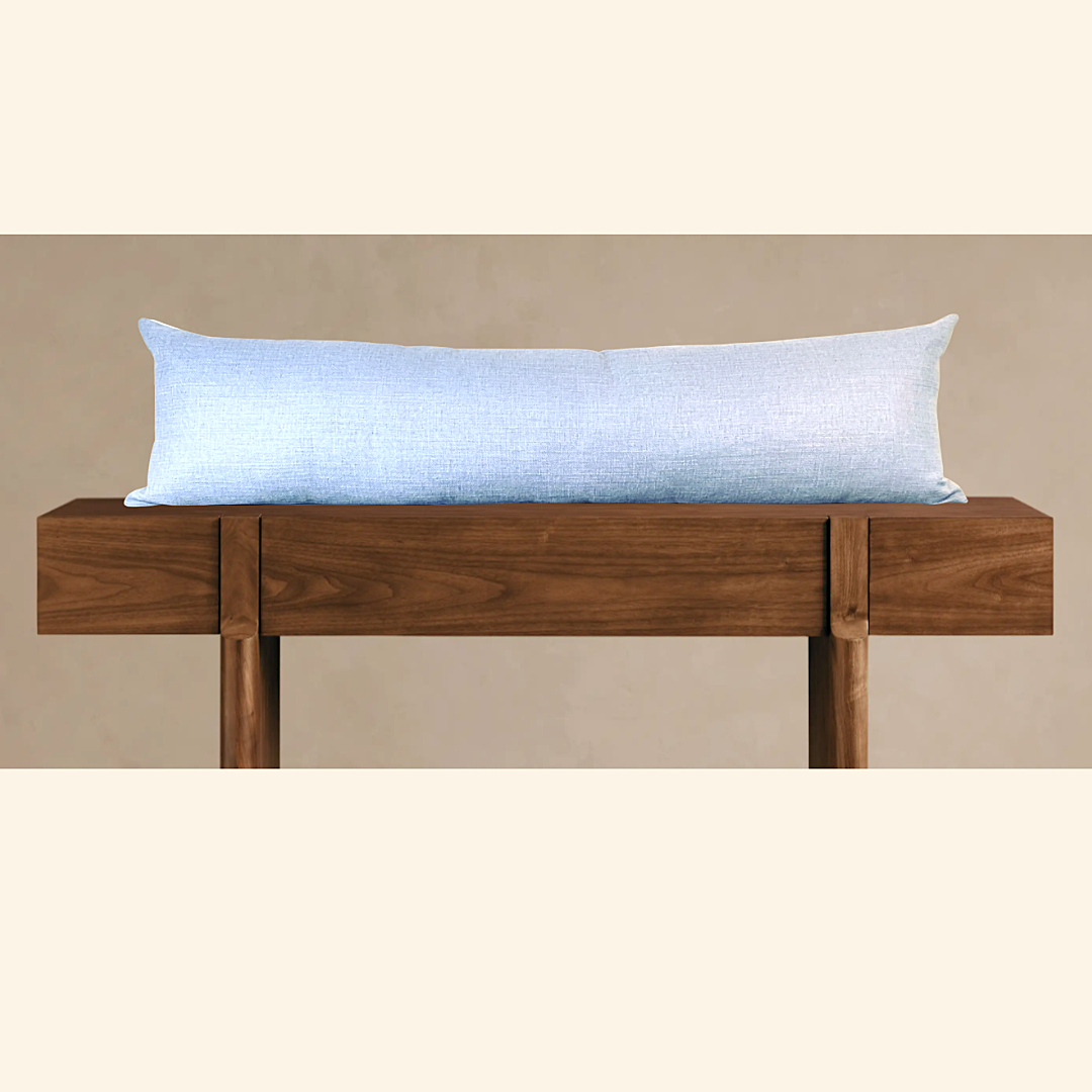 Cotton Linen Lumbar Pillow Cover