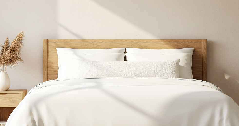 Organic Cotton Sherpa Lumbar Pillow Cover